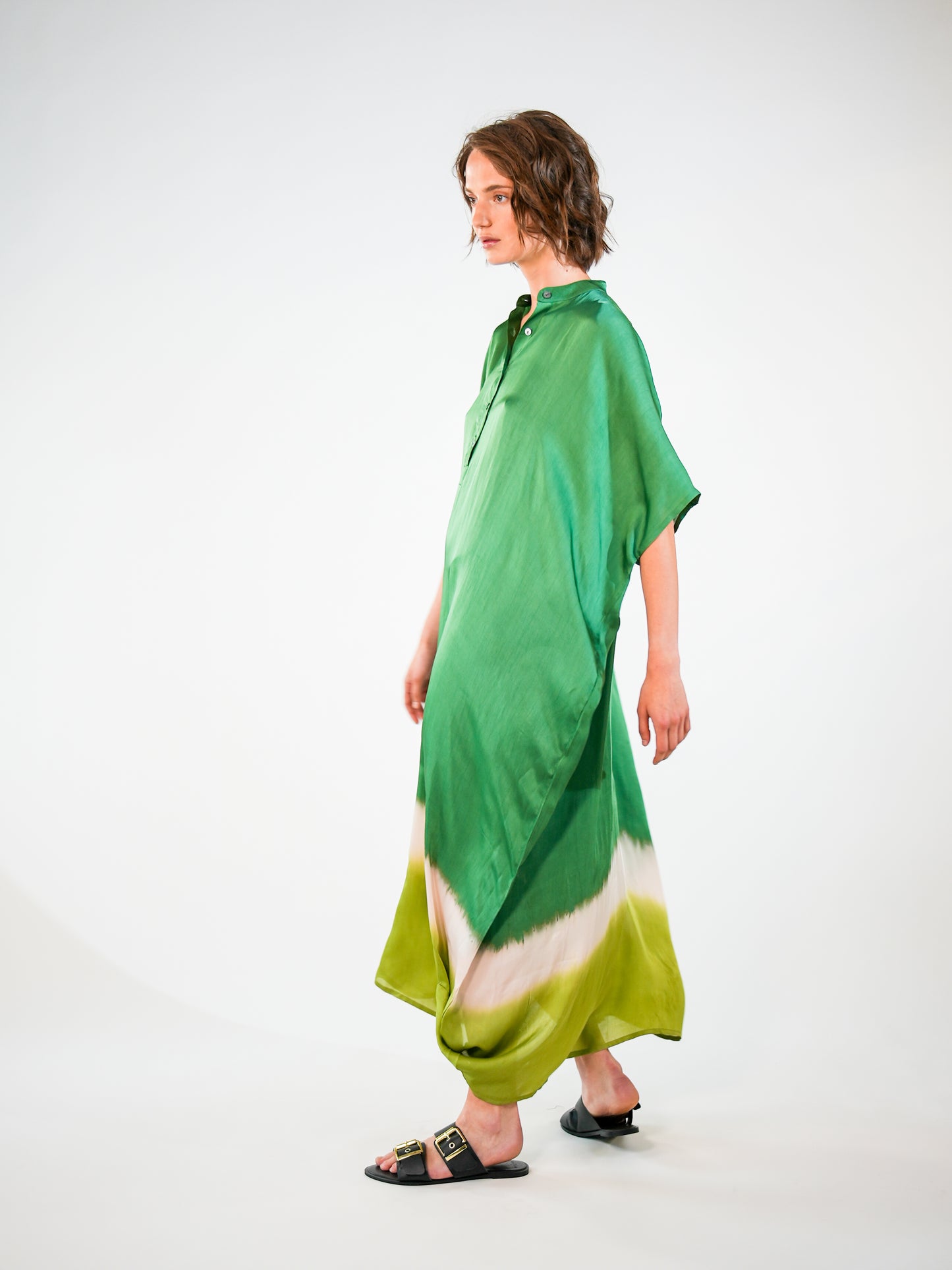NOUS antwerp LORE sunset KAFTAN sunset green