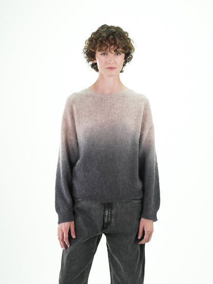 NOUS antwerp LOUISA KNITWEAR ombre carbon