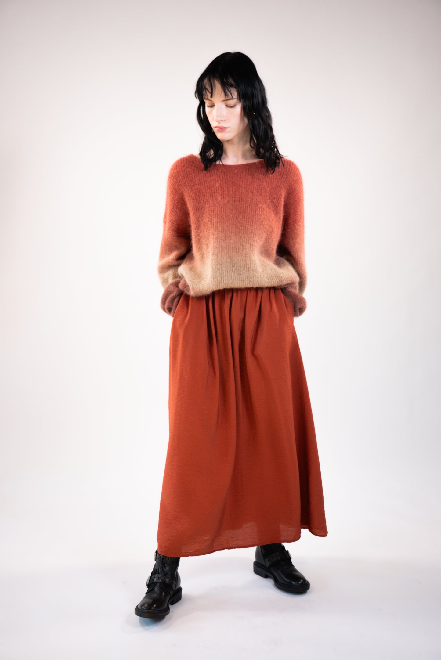 NOUS antwerp LOUISA KNITWEAR ombre picante