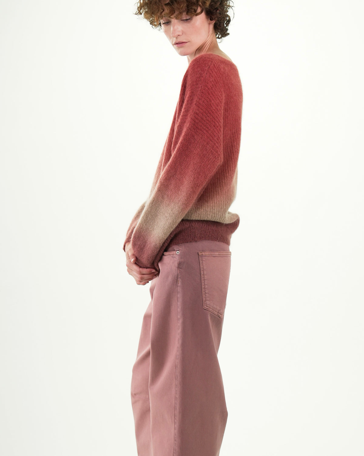 NOUS antwerp LOUISA KNITWEAR ombre picante