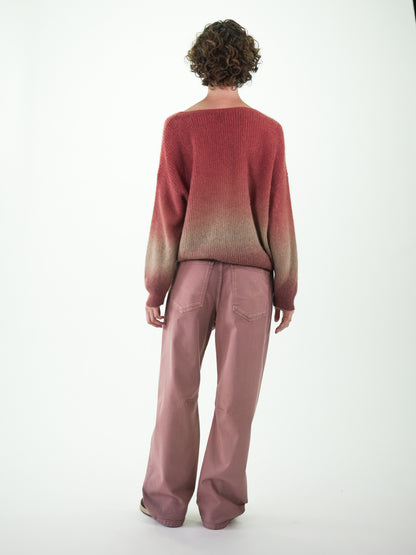NOUS antwerp LOUISA KNITWEAR ombre picante