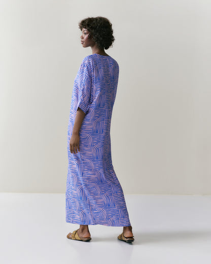 NOUS antwerp LUCIA DRESS maze santorini