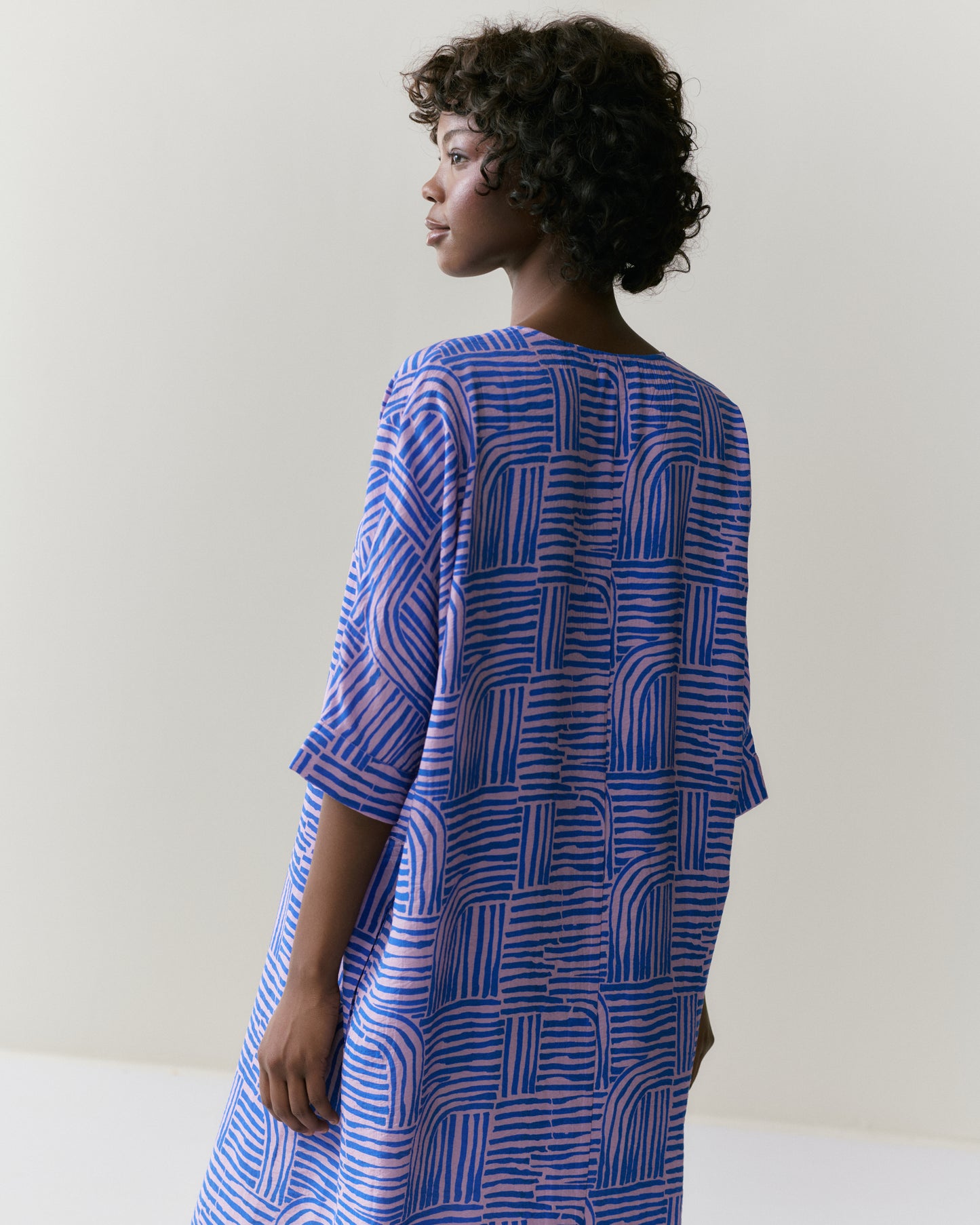 NOUS antwerp LUCIA DRESS maze santorini