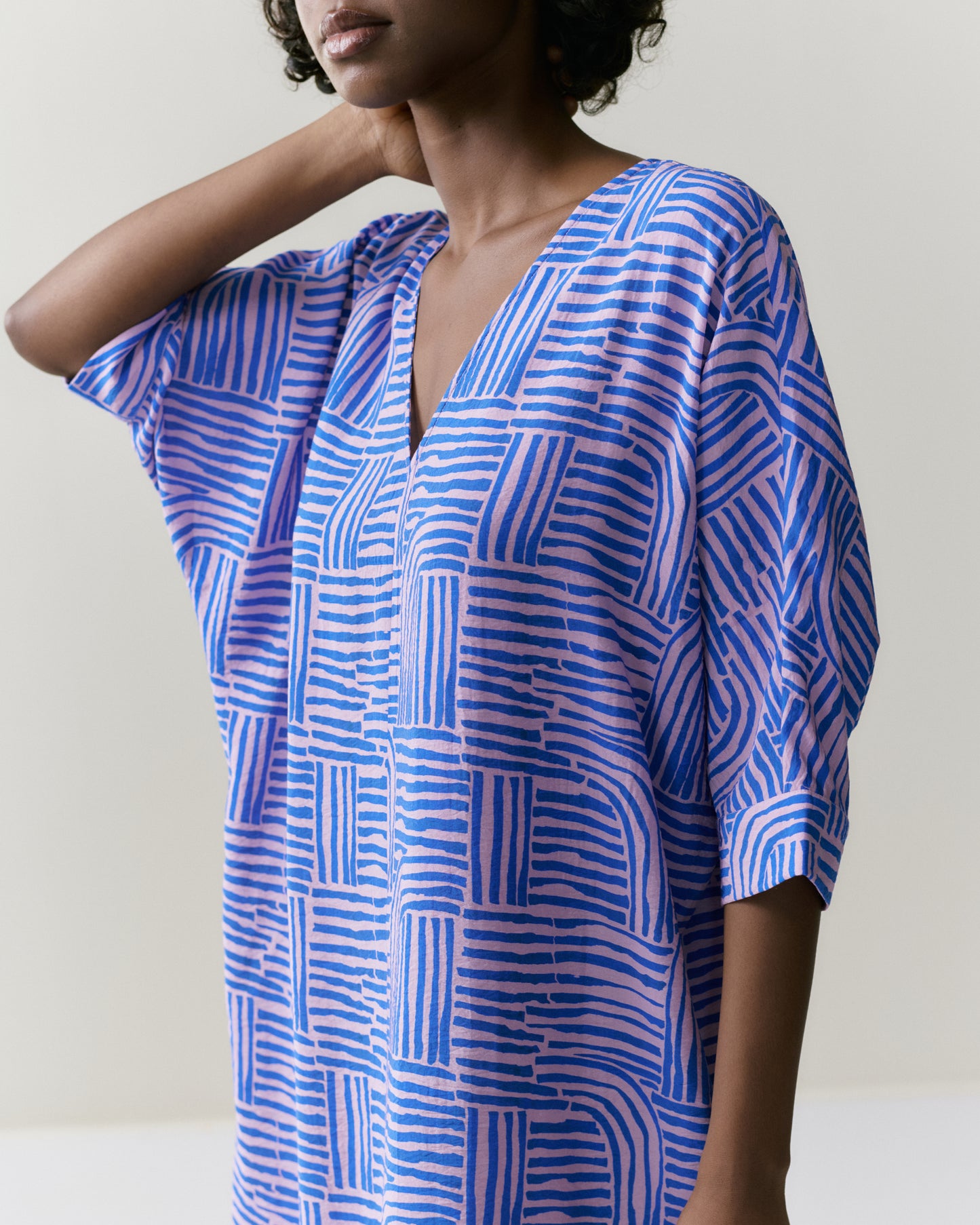 NOUS antwerp LUCIA DRESS maze santorini