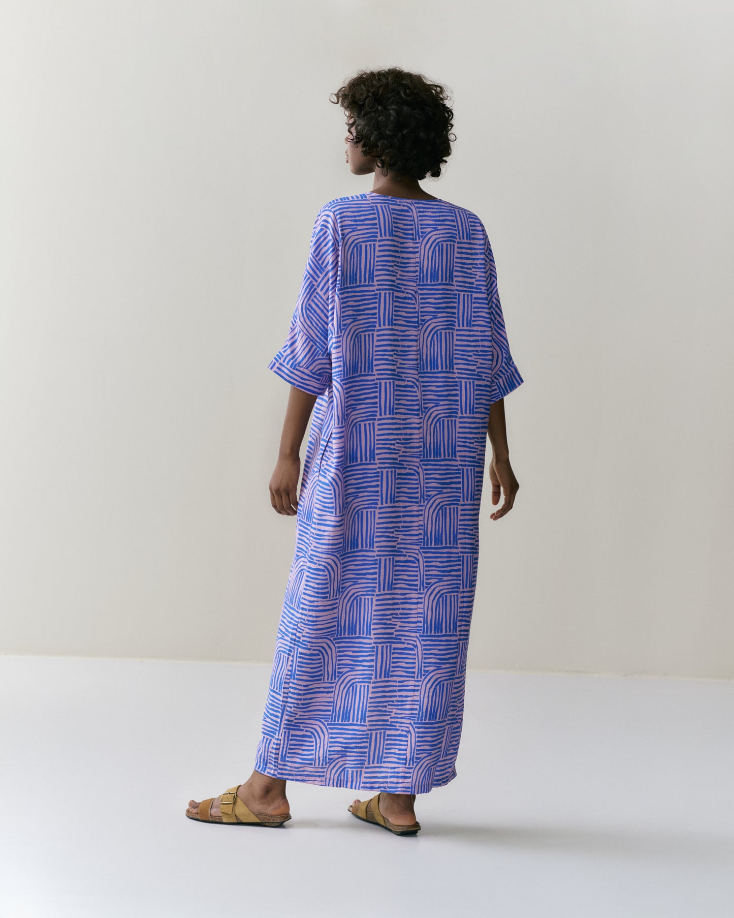 NOUS antwerp LUCIA DRESS maze santorini