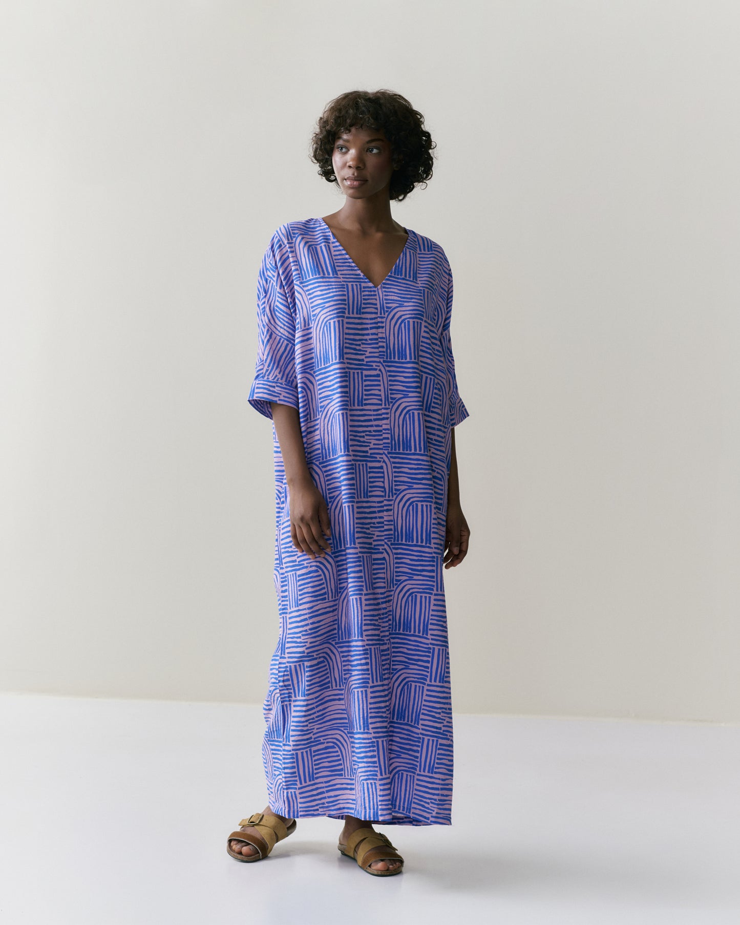 NOUS antwerp LUCIA DRESS maze santorini