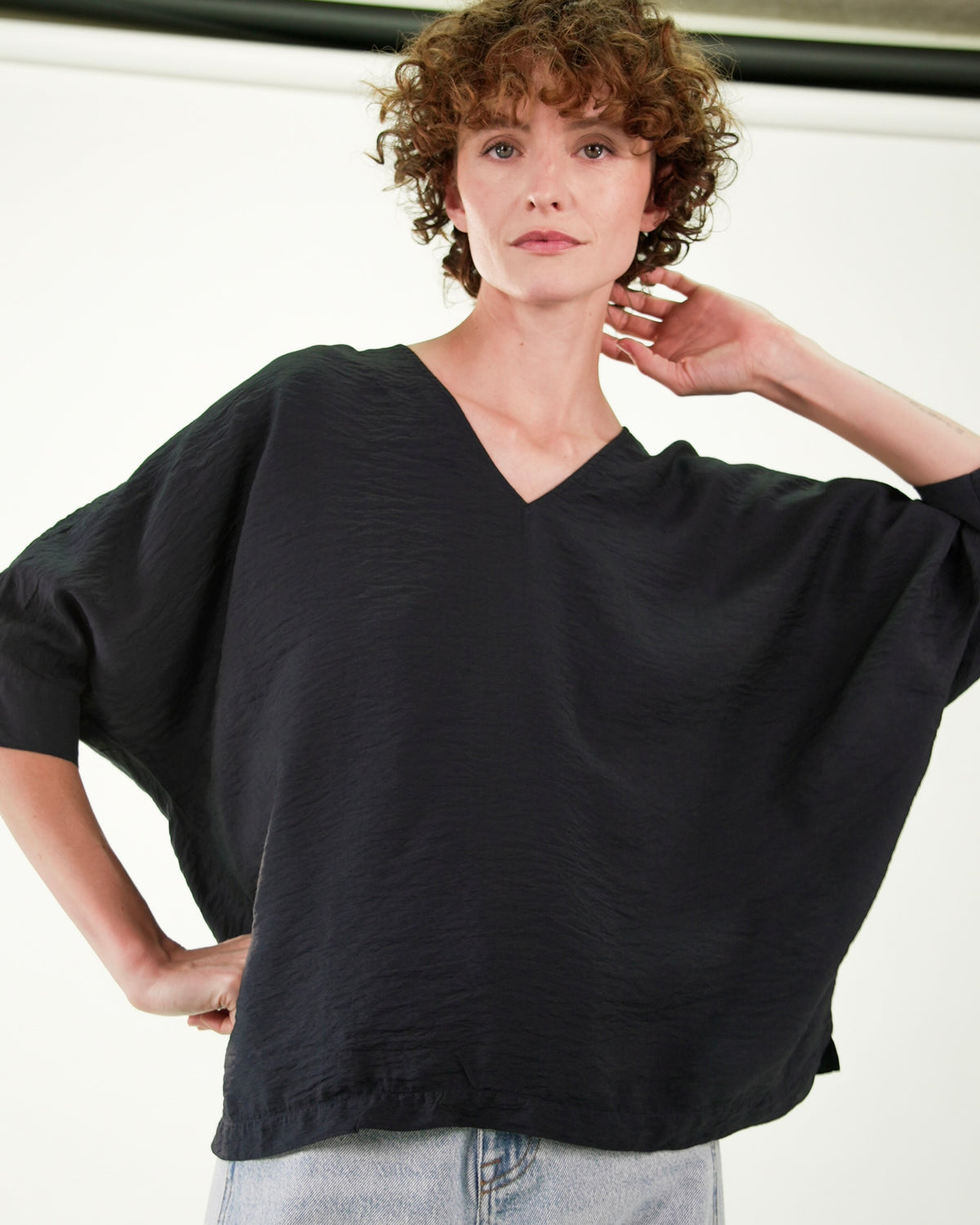 NOUS antwerp LUCIL TOP overdye carbon