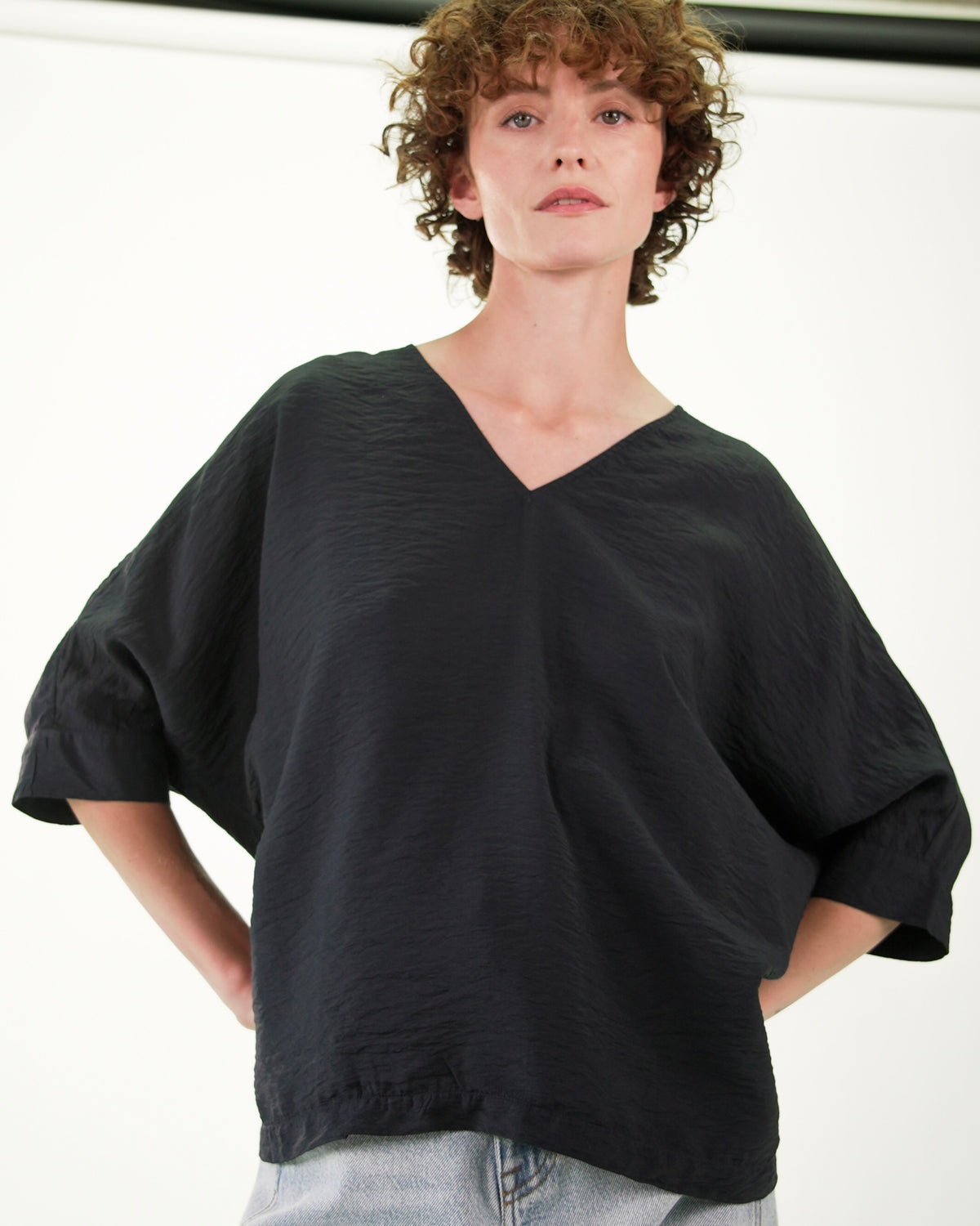 NOUS antwerp LUCIL TOP overdye carbon