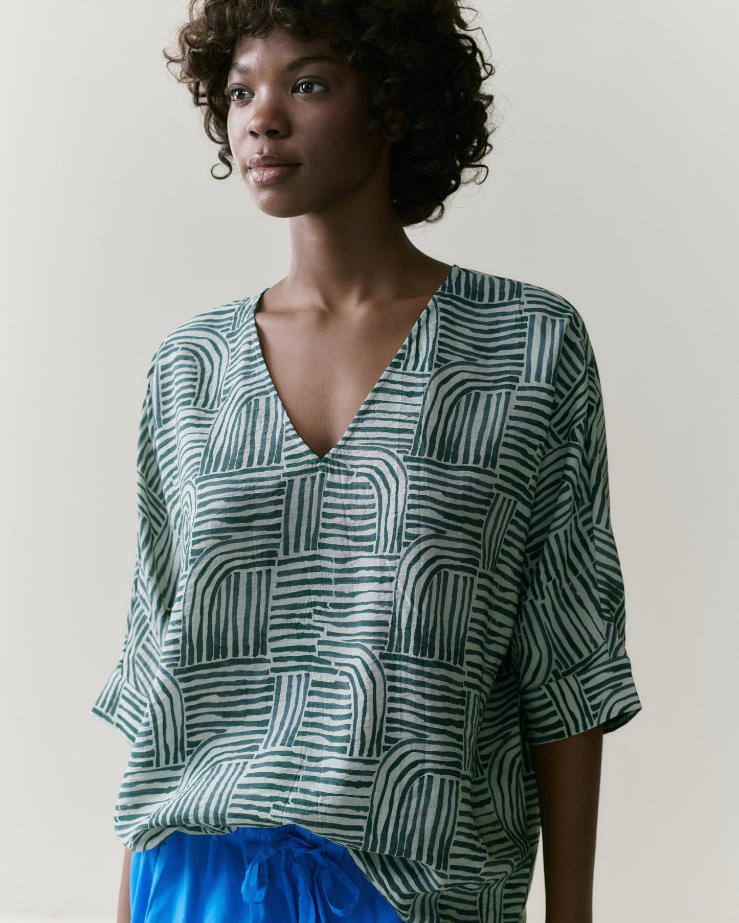 NOUS antwerp LUCIL maze BLOUSE maze sage