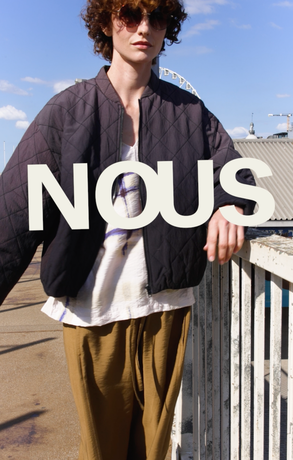 NOUS antwerp MACY JACKET digital ombre