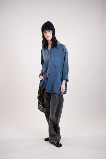 NOUS antwerp MELISSA SHIRT vintage overdye night