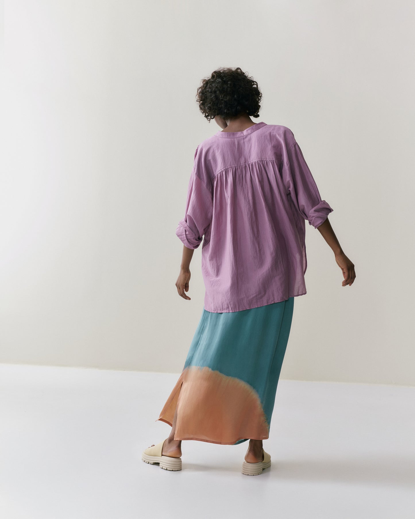 NOUS antwerp NEEMA BLOUSE overdye mauve
