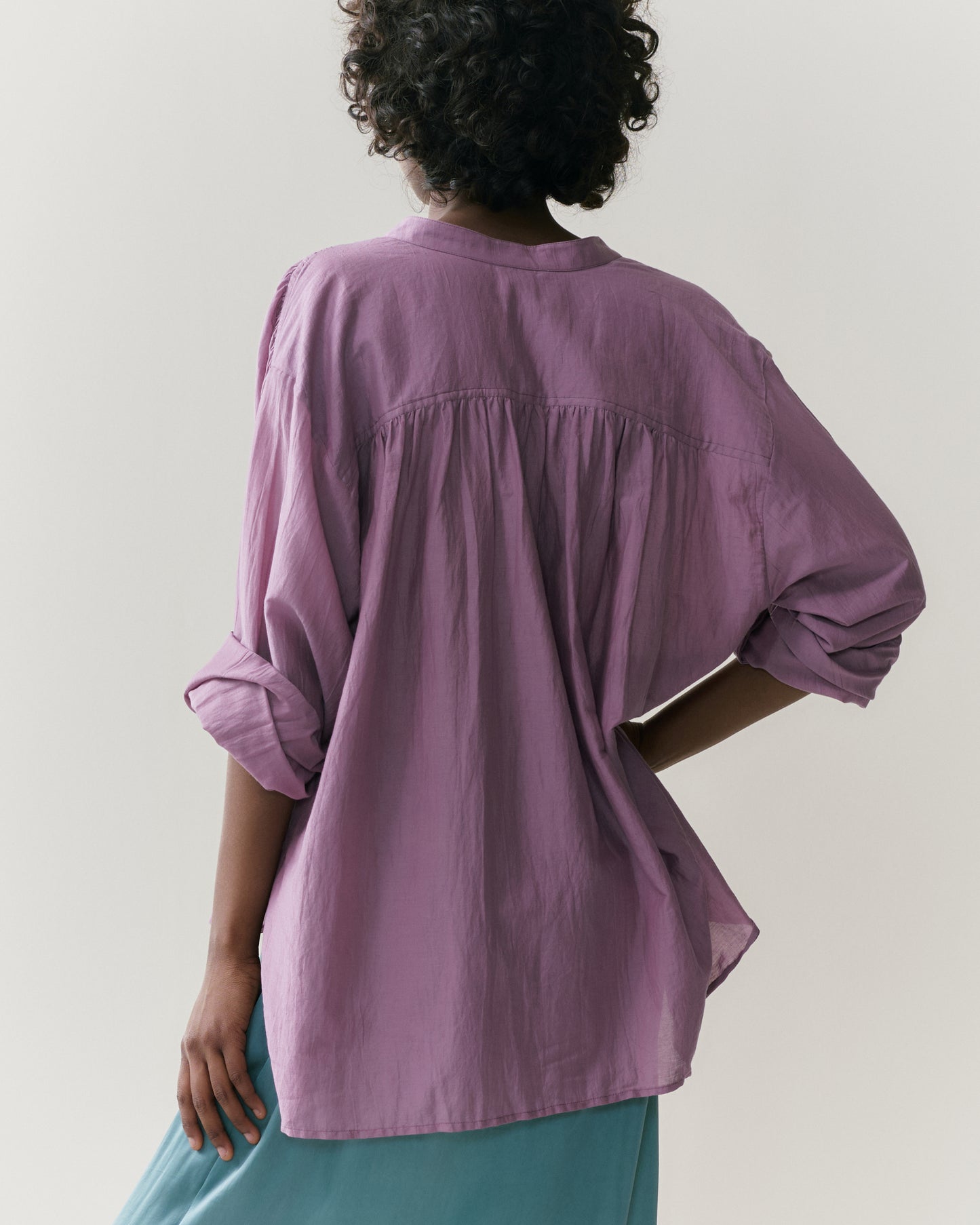 NOUS antwerp NEEMA BLOUSE overdye mauve