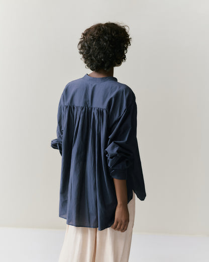 NOUS antwerp NEEMA BLOUSE overdye navy