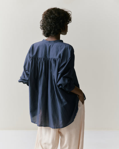NOUS antwerp NEEMA BLOUSE overdye navy
