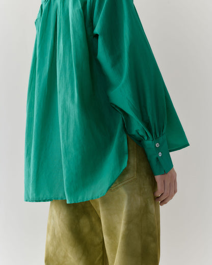 NOUS antwerp NEEMA BLOUSE overdye parakeet
