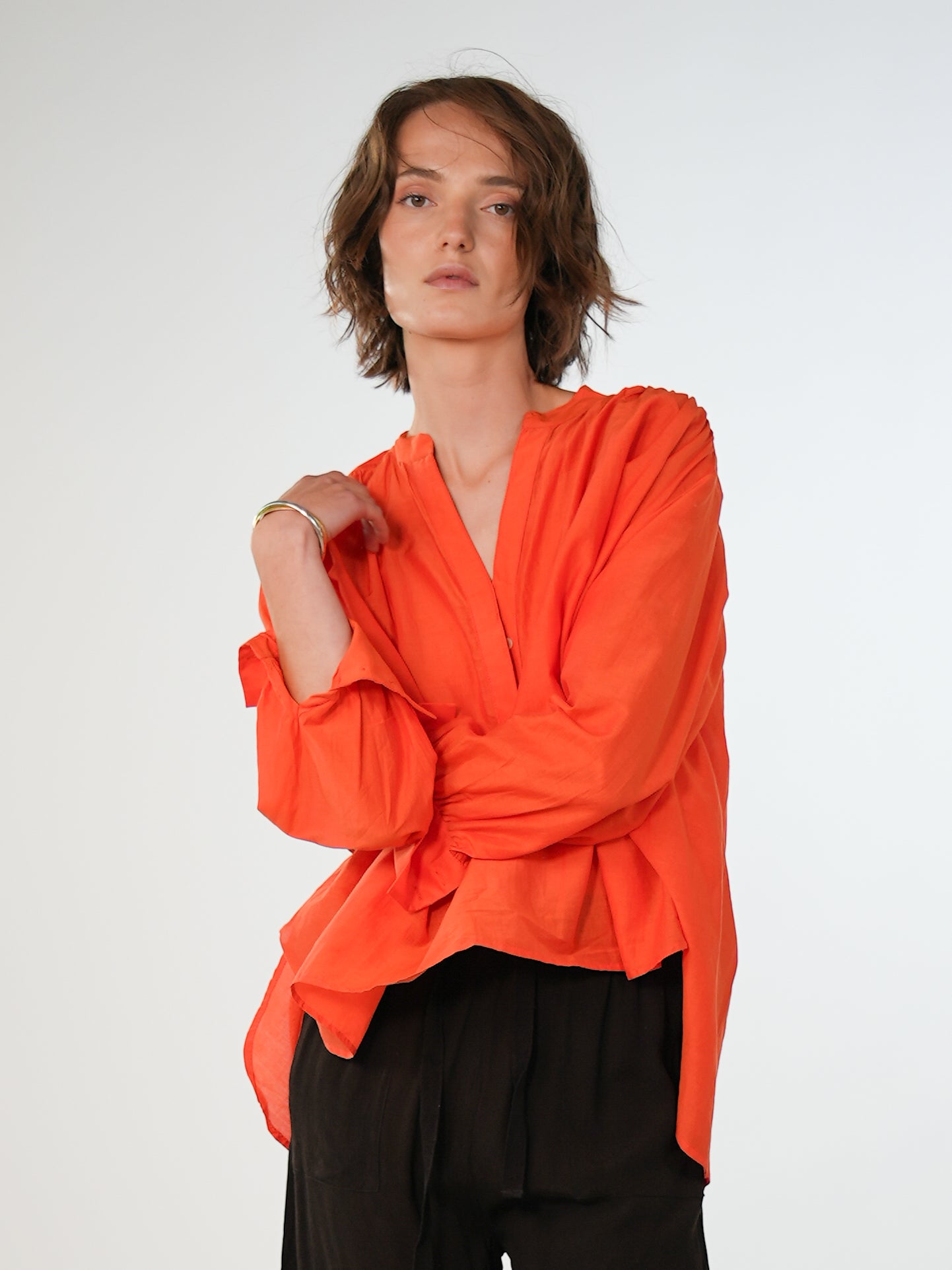 NOUS antwerp NEEMA BLOUSE overdye spritz