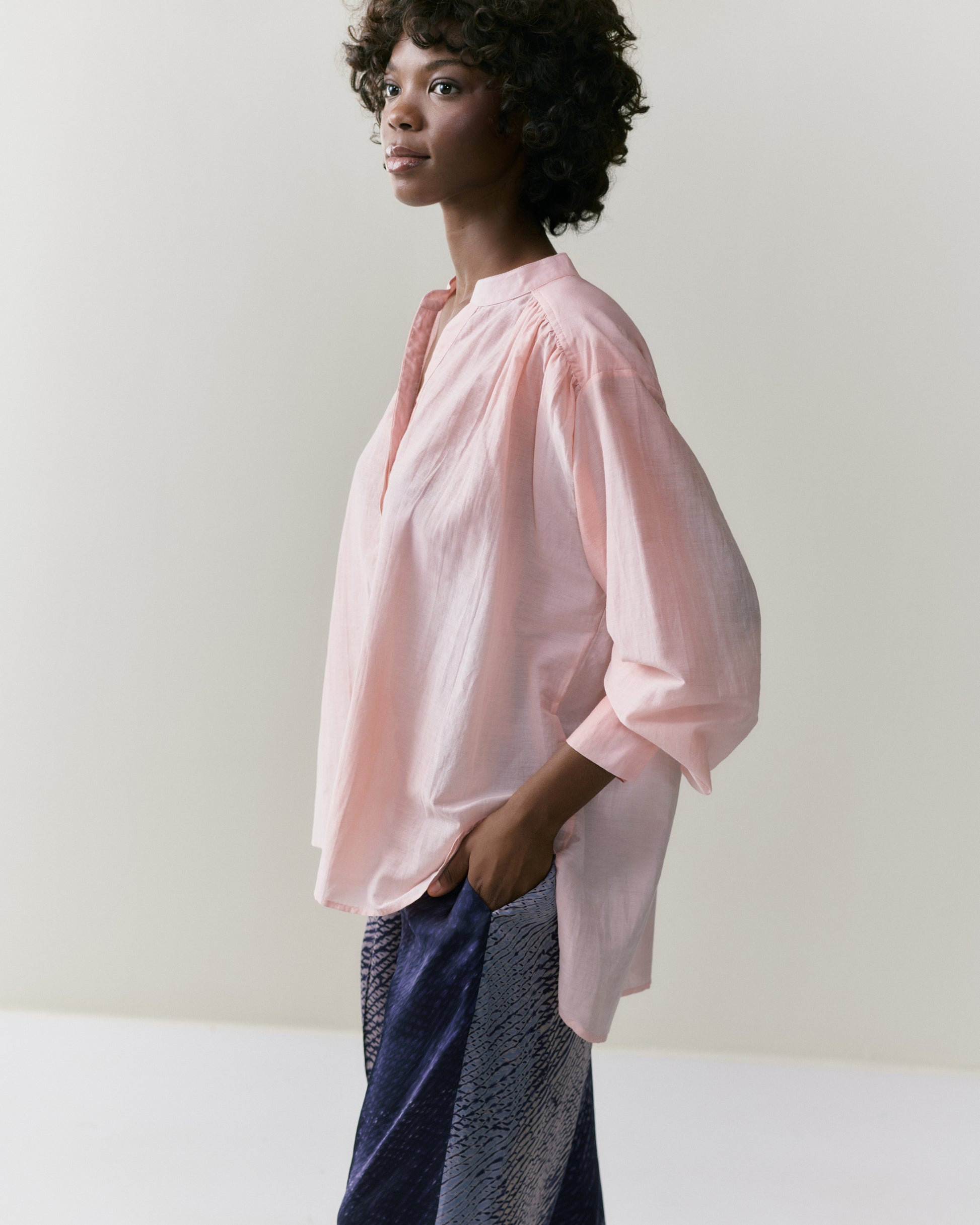 NOUS antwerp NEEMA printed BLOUSE clouds pink