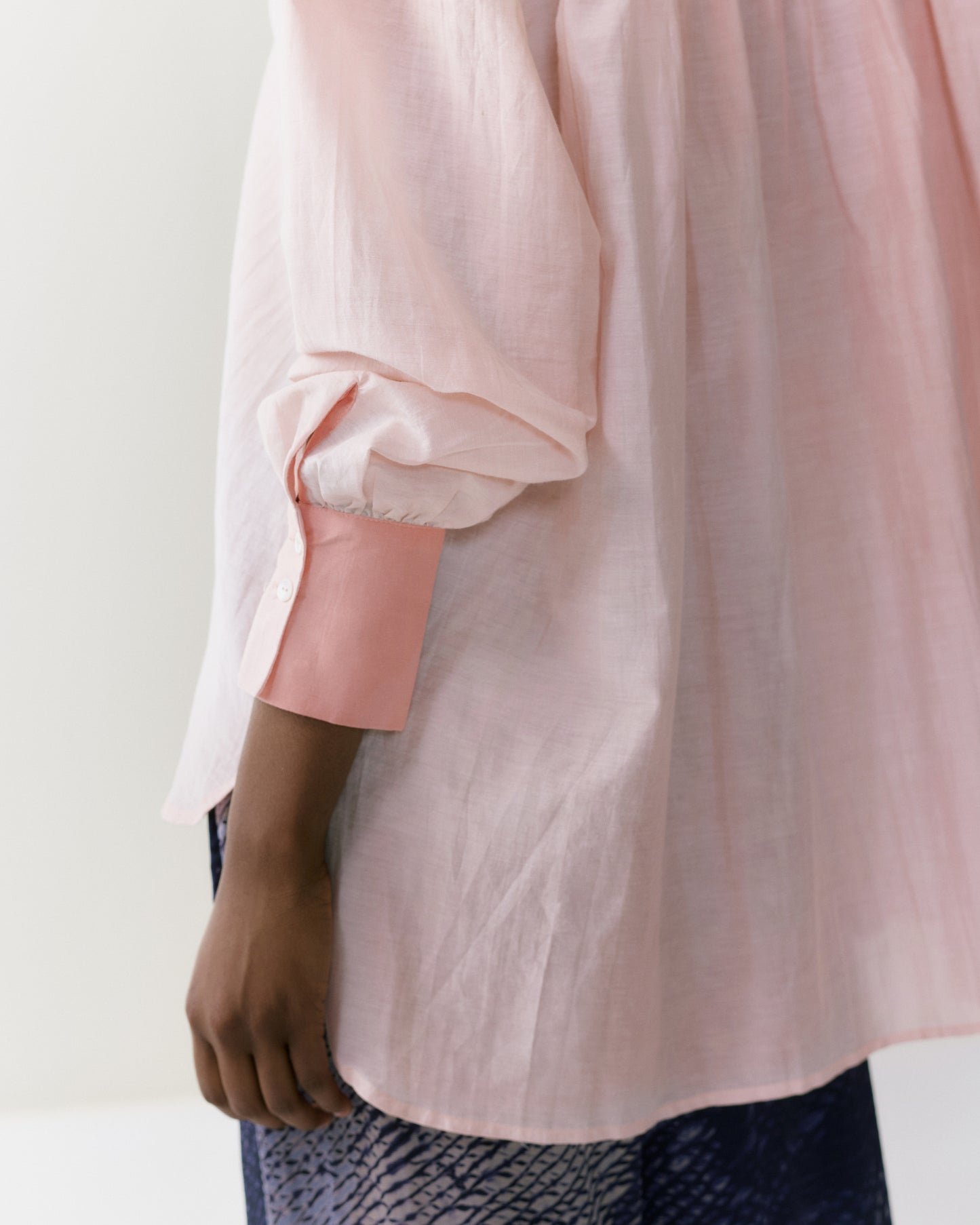 NOUS antwerp NEEMA printed BLOUSE clouds pink