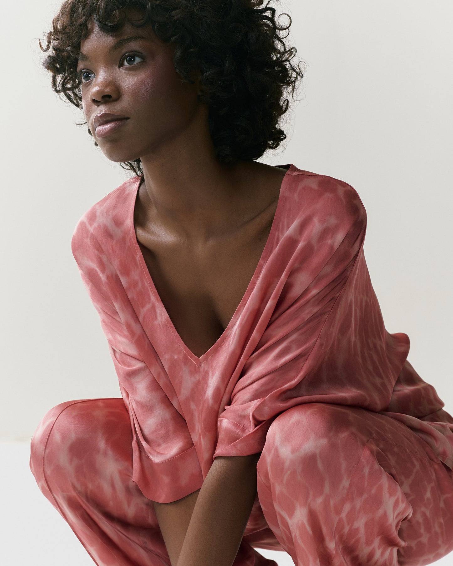 NOUS antwerp OLLIE PANTS spots rouge