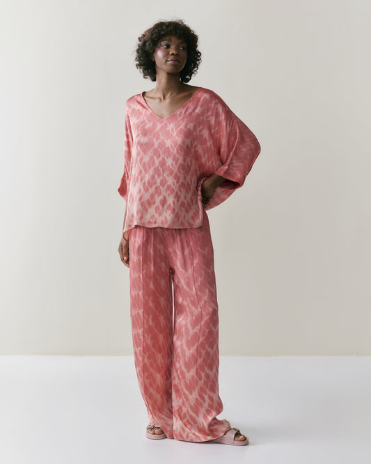 NOUS antwerp OLLIE PANTS spots rouge