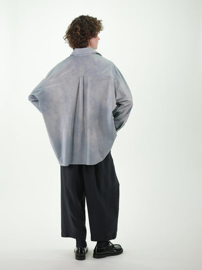 NOUS antwerp POLLY SHIRT clouds silver