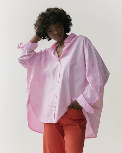 NOUS antwerp POLLY poplin SHIRT travel pink