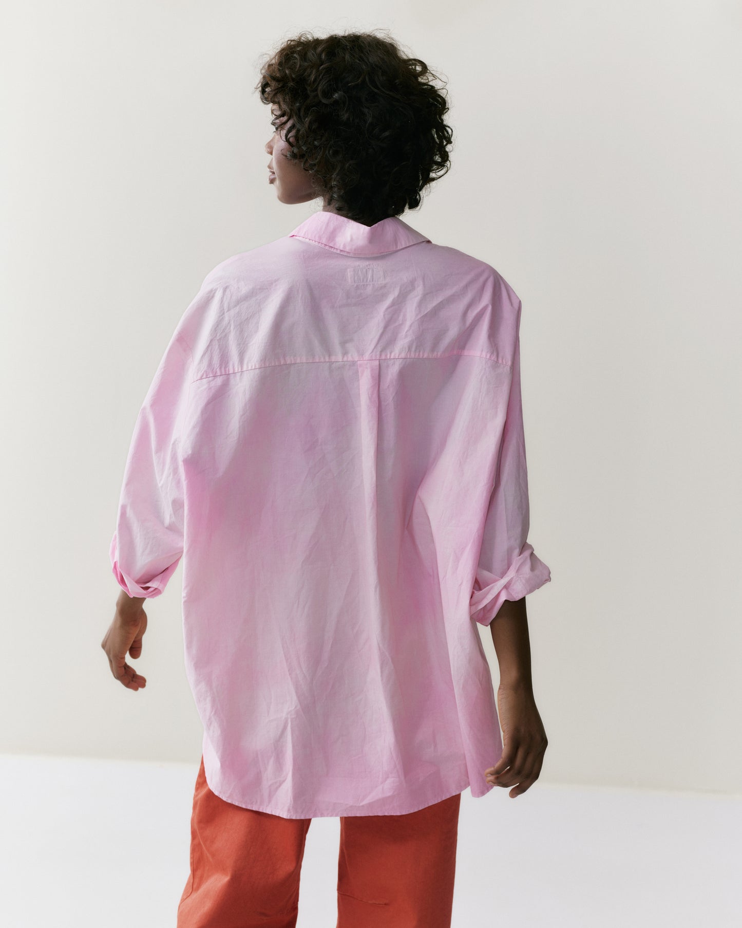 NOUS antwerp POLLY poplin SHIRT travel pink