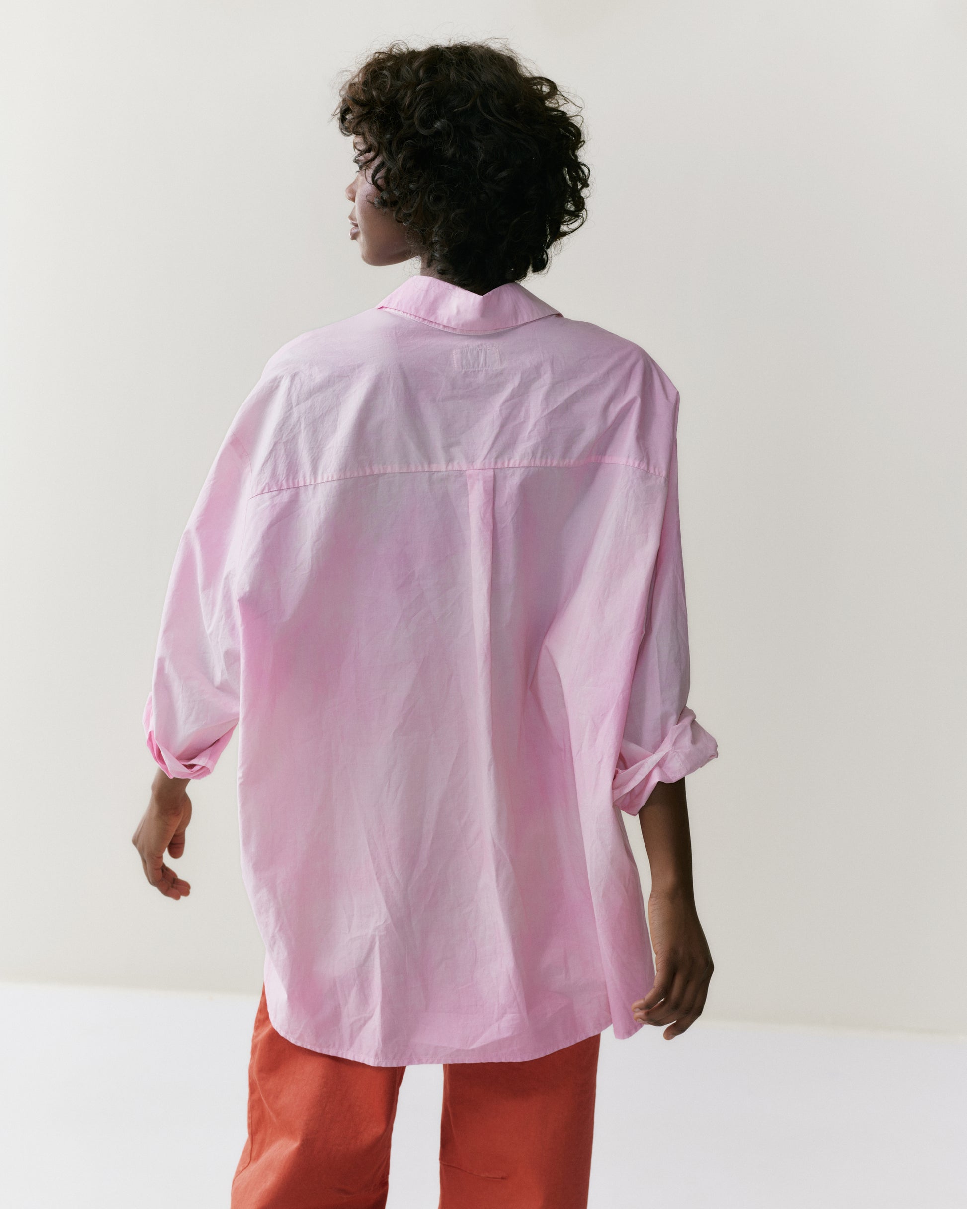 NOUS antwerp POLLY poplin SHIRT travel pink