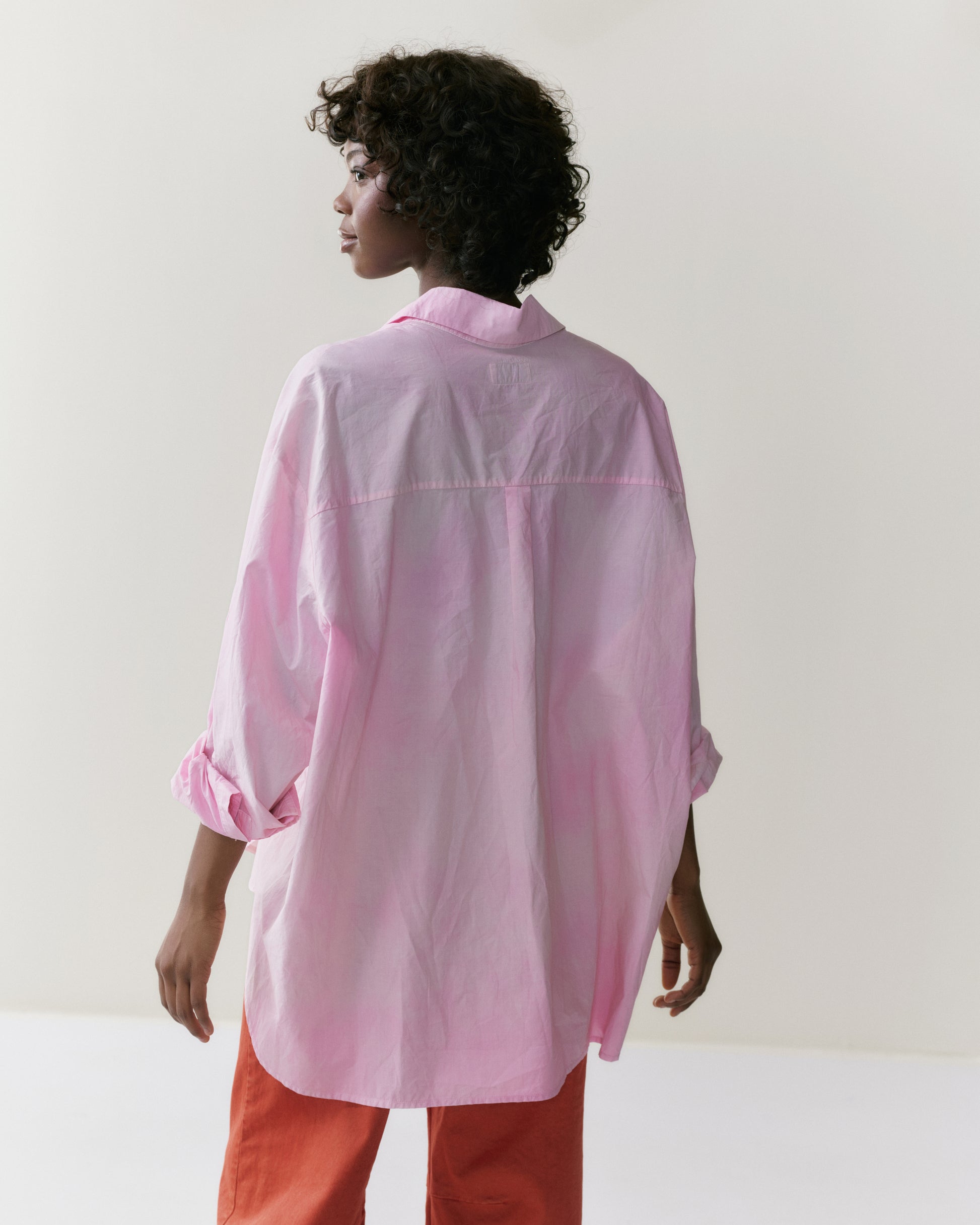 NOUS antwerp POLLY poplin SHIRT travel pink