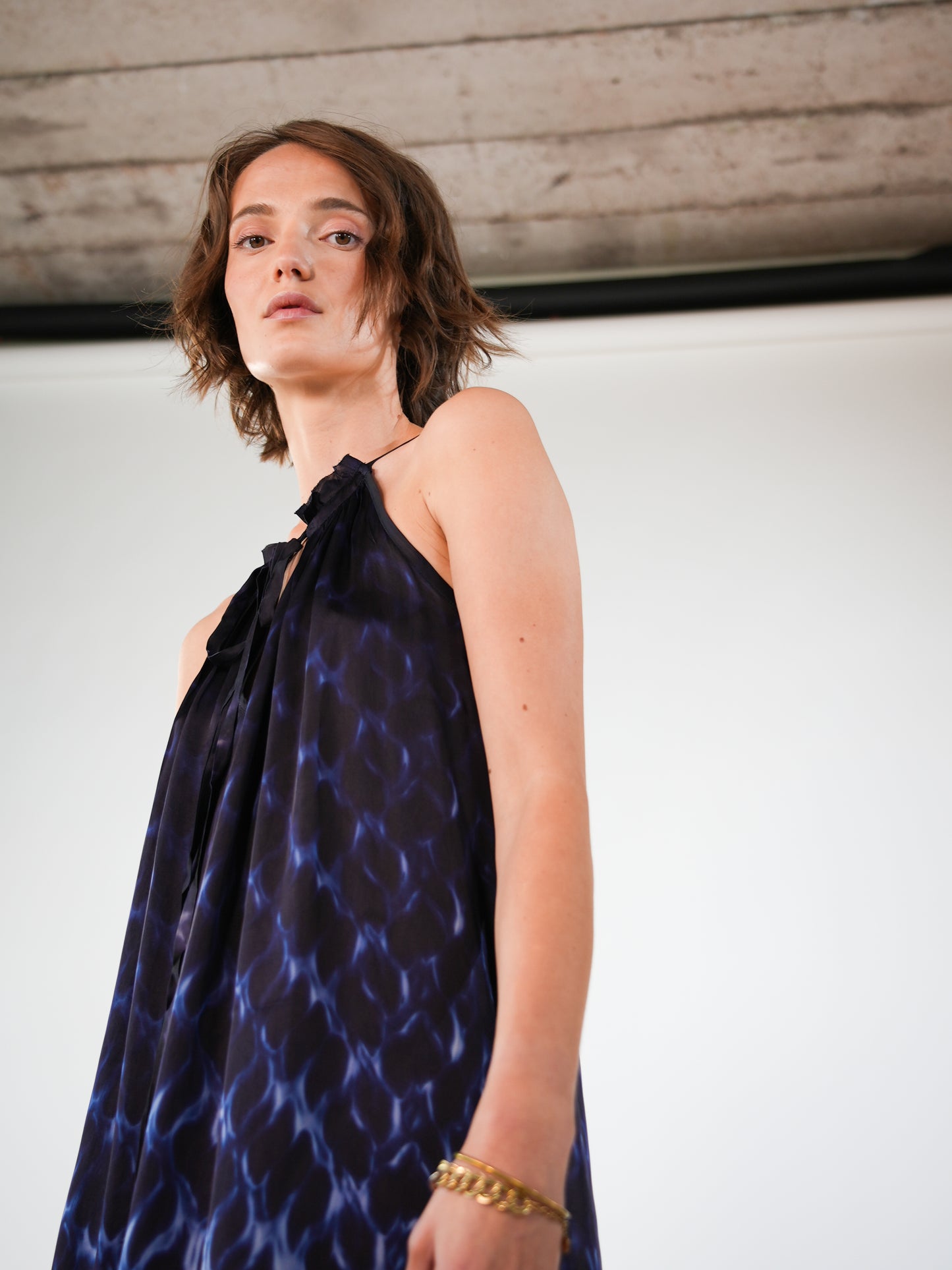 NOUS antwerp ROBIN spots DRESS spots navy
