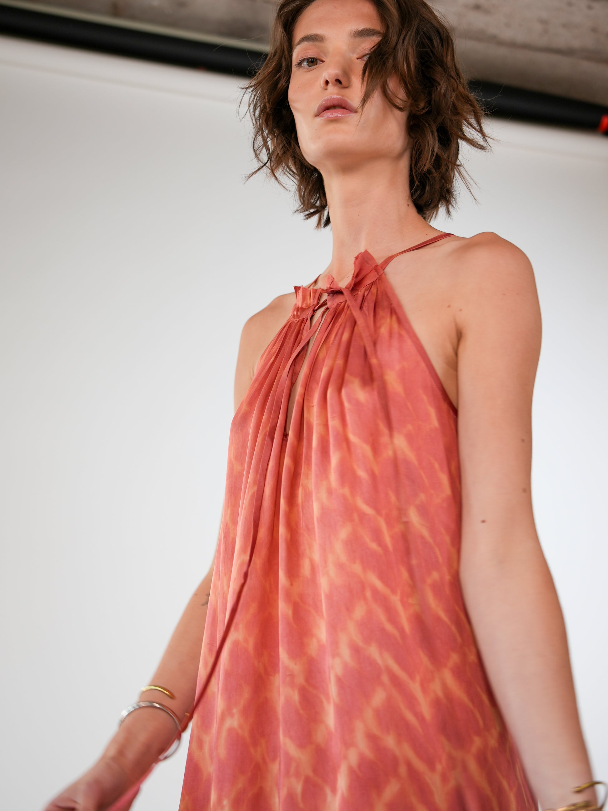 NOUS antwerp ROBIN spots DRESS spots rouge