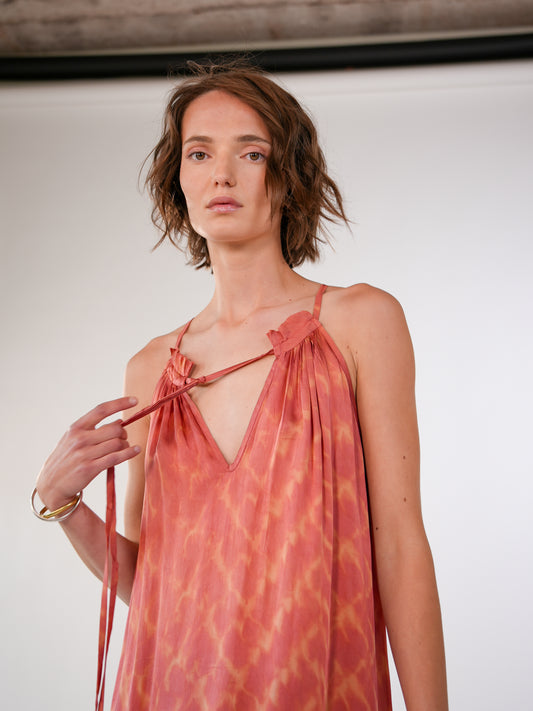 NOUS antwerp ROBIN spots DRESS spots rouge