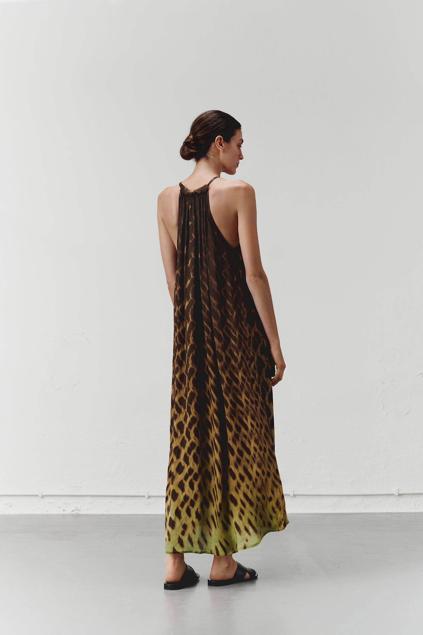 NOUS antwerp ROBIN DRESS spots khaki