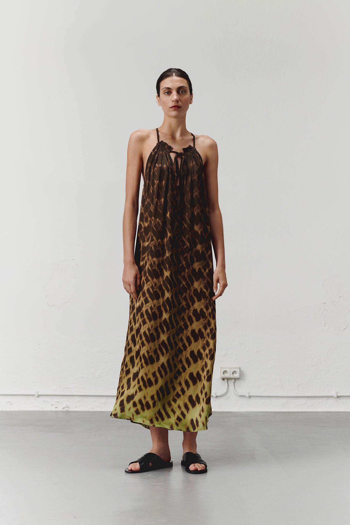 NOUS antwerp ROBIN DRESS spots khaki