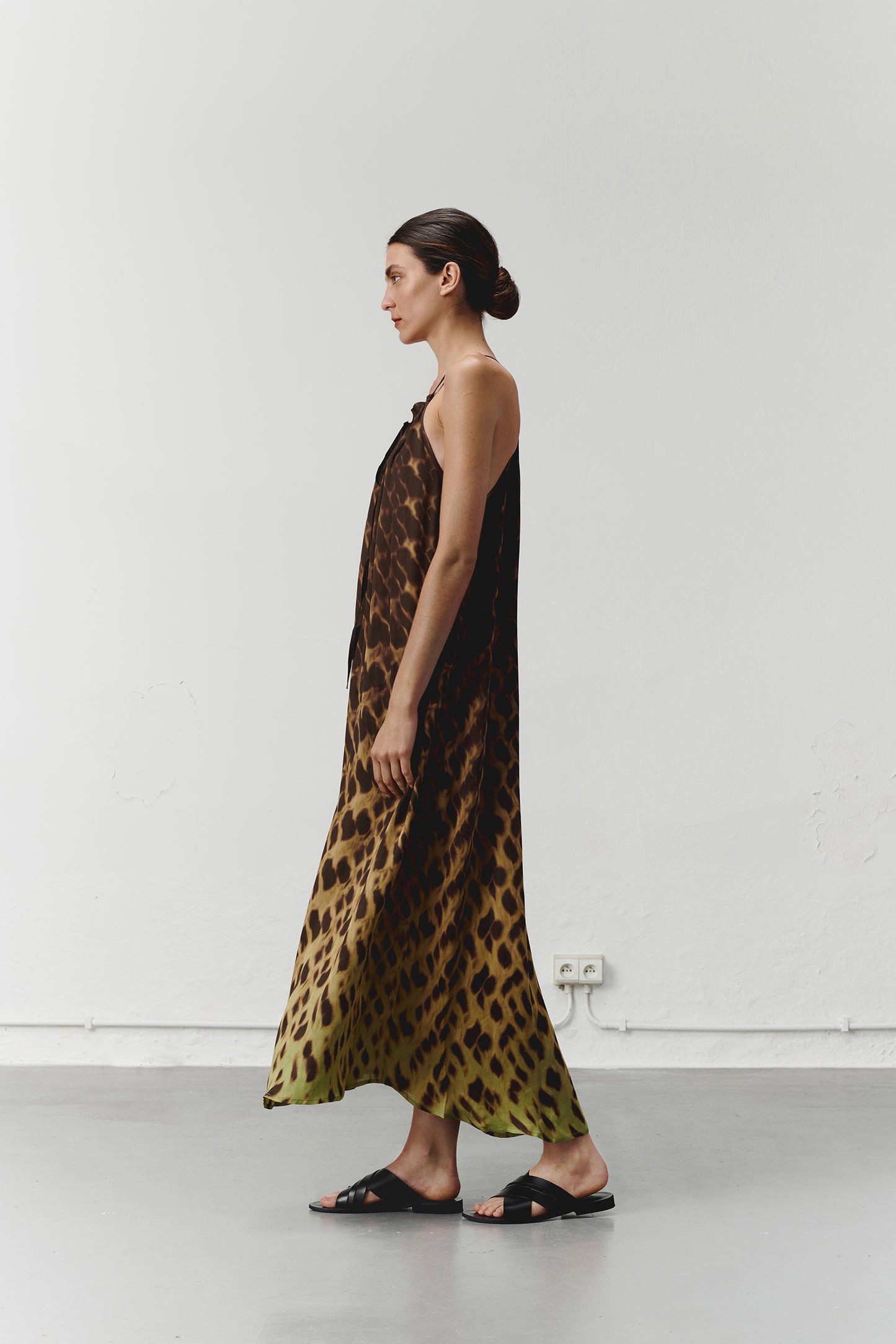 NOUS antwerp ROBIN DRESS spots khaki