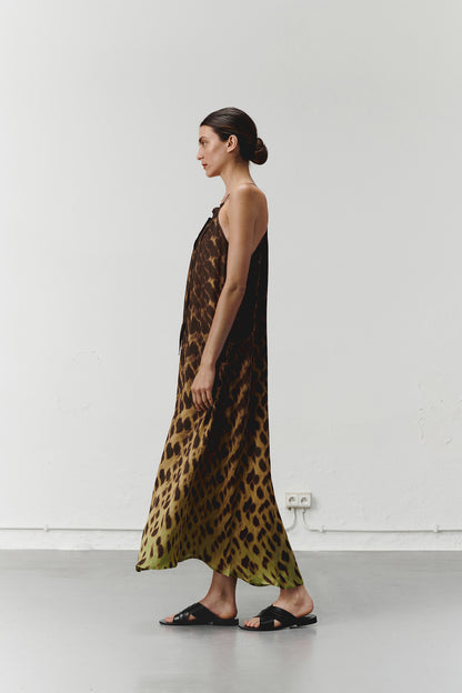 NOUS antwerp ROBIN DRESS spots khaki