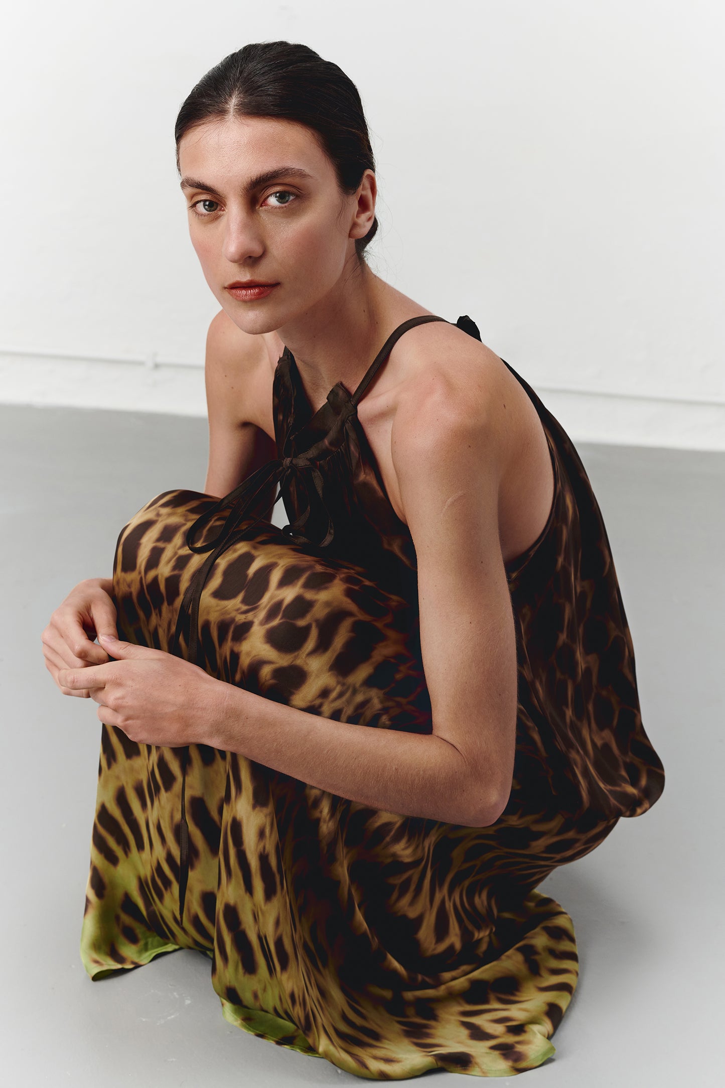NOUS antwerp ROBIN DRESS spots khaki