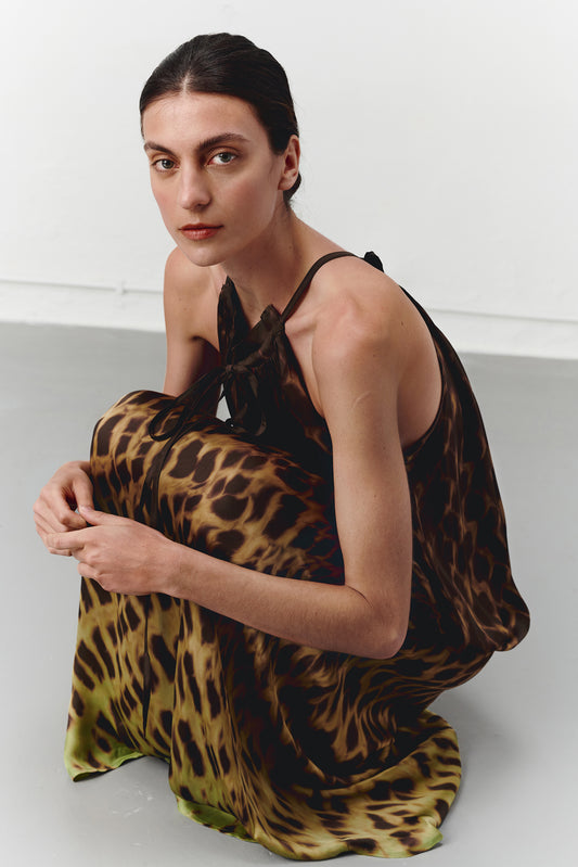 NOUS antwerp ROBIN spots DRESS spots khaki