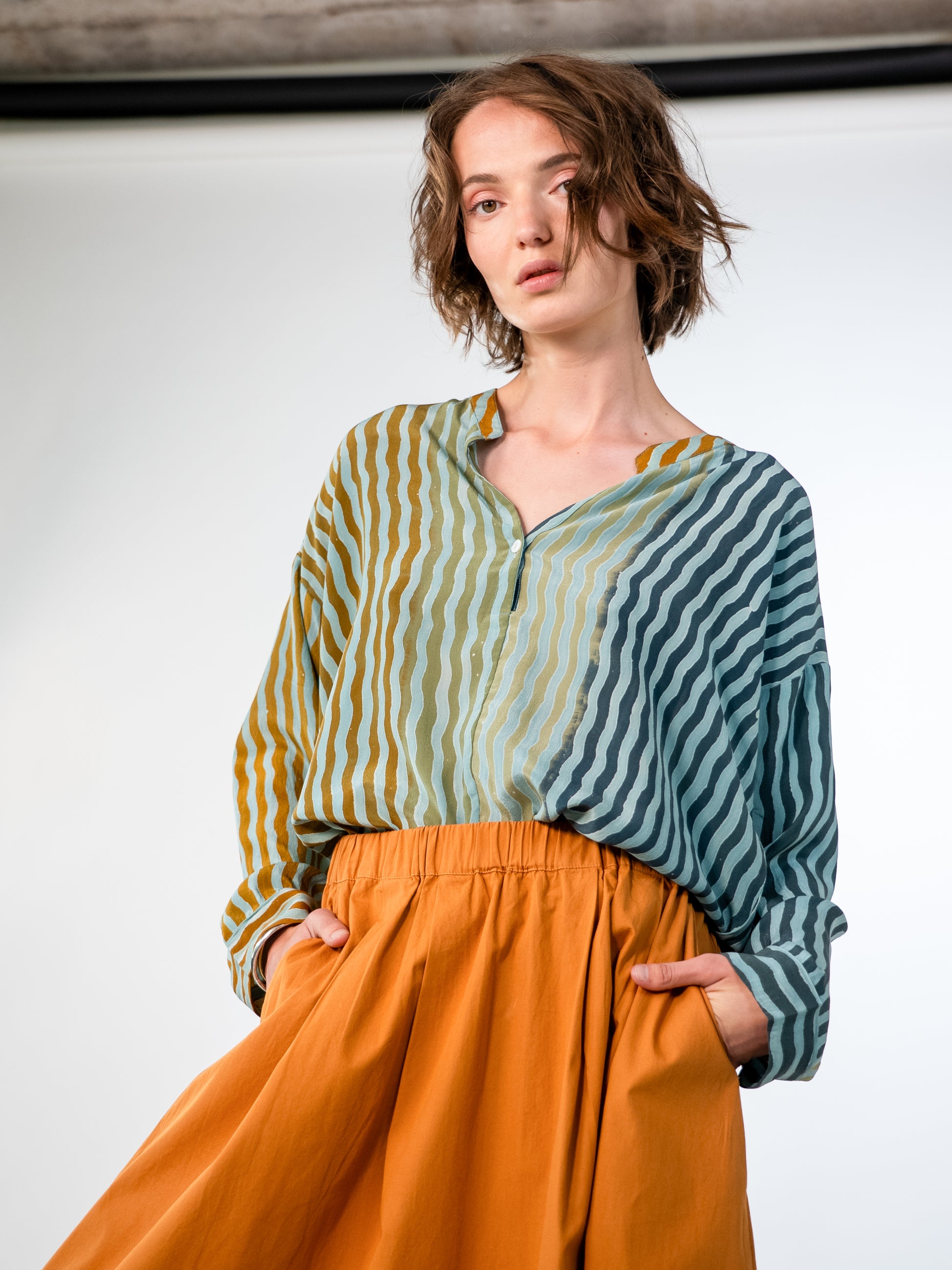 NOUS antwerp ROSIE SKIRT overdye camel