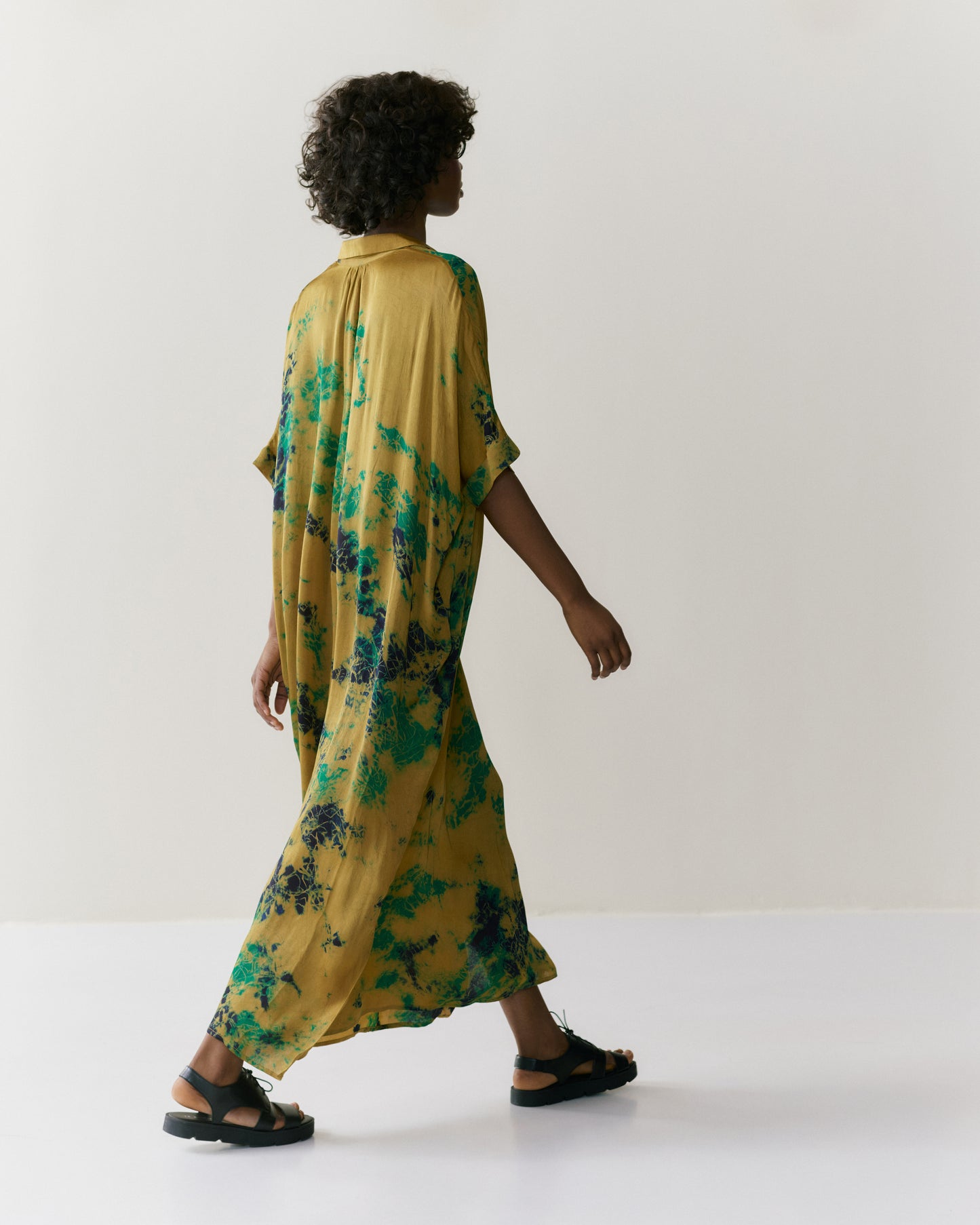NOUS antwerp SANDY DRESS crumble gold