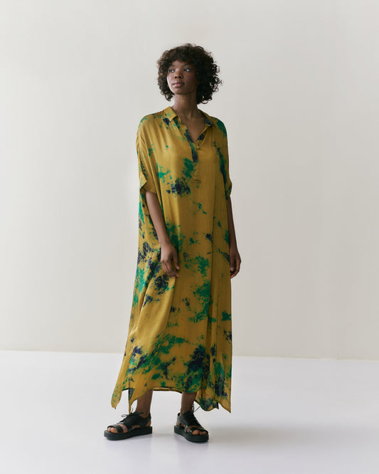 NOUS antwerp SANDY DRESS crumble gold