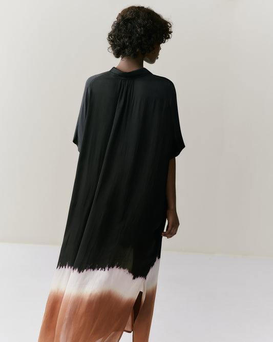 NOUS antwerp SANDY DRESS sunset blackish