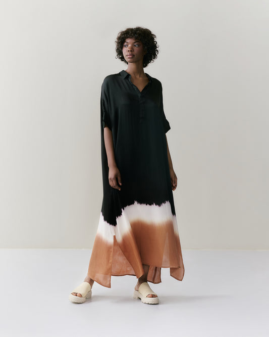NOUS antwerp SANDY DRESS sunset blackish