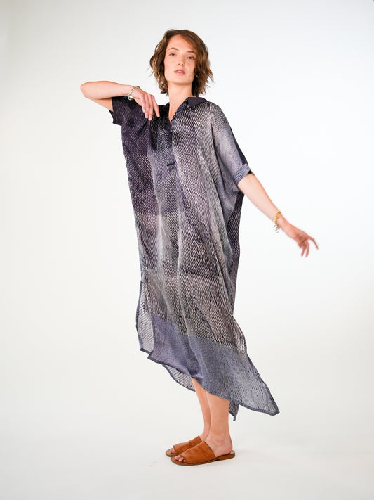 NOUS antwerp SANDY DRESS twist navy