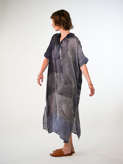 NOUS antwerp SANDY DRESS twist navy