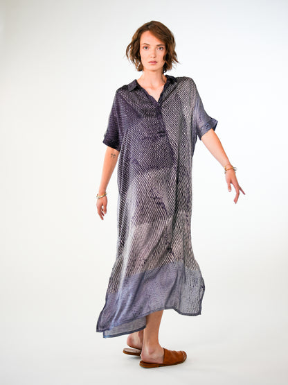 NOUS antwerp SANDY DRESS twist navy