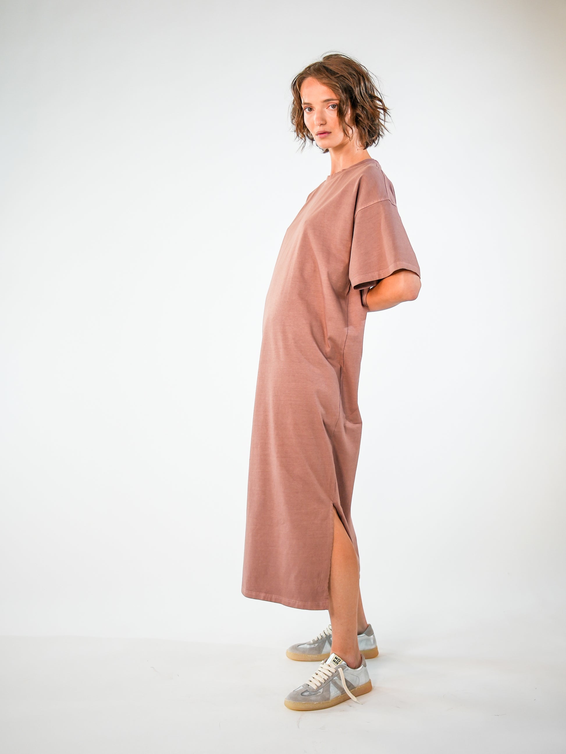 NOUS antwerp TARA DRESS overdye mauve