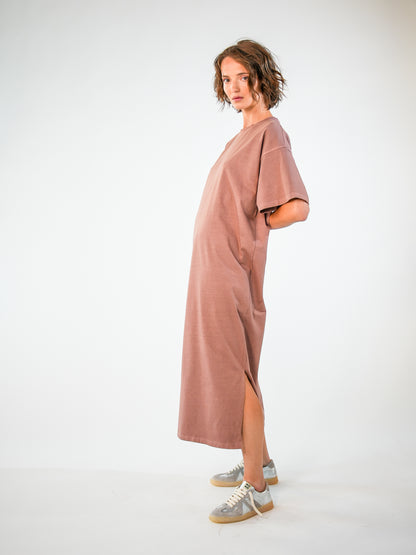 NOUS antwerp TARA DRESS overdye mauve