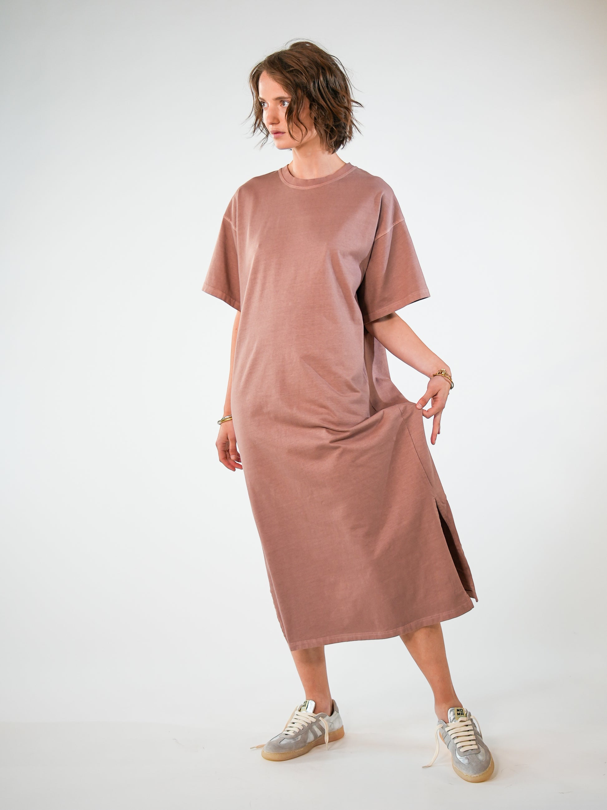NOUS antwerp TARA DRESS overdye mauve